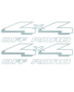98-07 Ford Ranger off road 4x4 Decal Silver