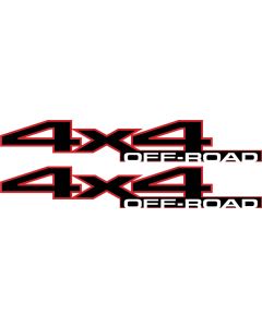 2010 2011 2012 2013 4x4 for Dodge Ram 2500 3500 Power Wagon 4WD Off Road Bedside Decals 5182412AA 55277438AA