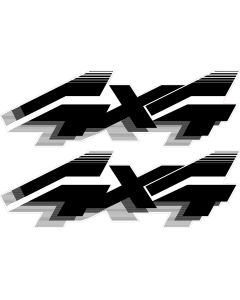 4x4 Truck Decal  - Black