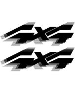 4x4 Truck Decal  - Black
