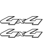 4x4 Truck Decals  - Black