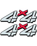 Regular 1998 1999 2000 2001 2002 2003 2004 2005 2006 2007 Chevy GMC SIlverado Sierra 4x4 Decals