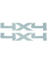 Ford Ranger 4x4 Replica Decal Silver
