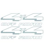 98-07 Ford Ranger off road 4x4 Decal Silver