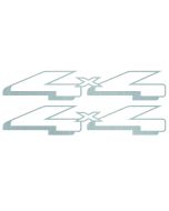 98-07 Ford Ranger 4x4 Decal Silver