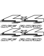 98 Ford F-150 F-250 4x4 OFF ROAD decals Black