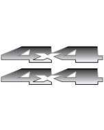 2001-2013 4x4 Decals Stickers for Chevy Avalanche Escalade EXT GM 4WD Bedside
