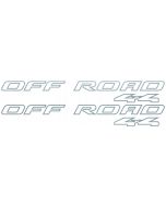 98 Ford F-150 F-250 4x4 OFF ROAD decals Silver